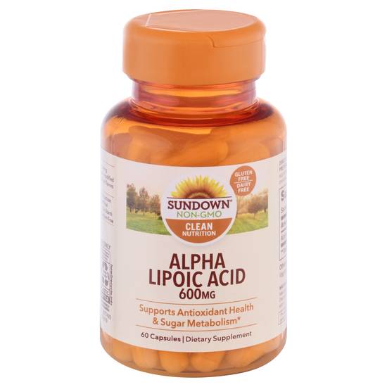 Sundown Naturals Super Alpha Lipoic Acid 600 mg