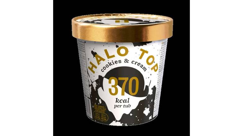 Halo Top Crème glacée Cookies & Cream Le pot de 264g