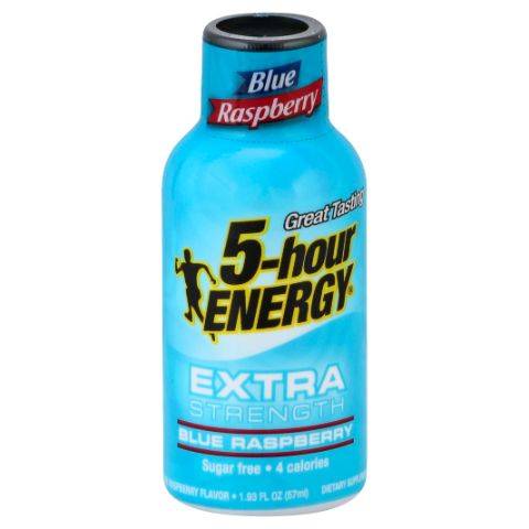 5-Hour Energy Extra Strength Blue Raspberry Dietary Supplement