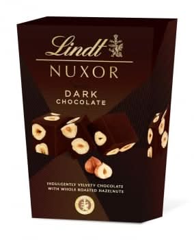 Bombones de chocolate negro Lindt Nuxor 150 g.