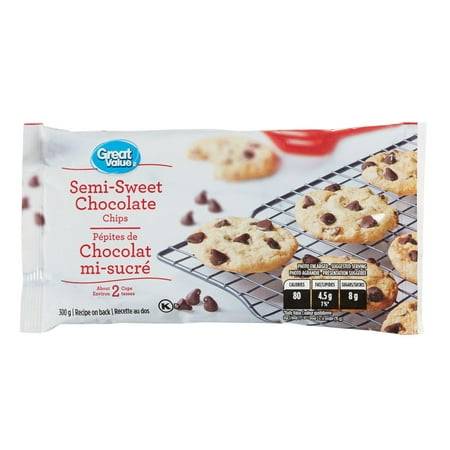 Great Value Semi-Sweet Chocolate Chips (300 g)