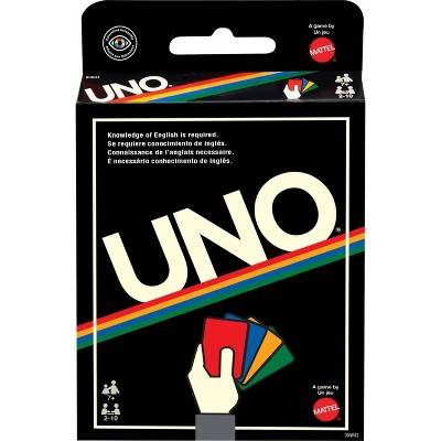 Mattel Uno Card Game- Retro Edition (108 ct)