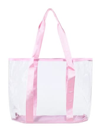 Summer Clear Tote Bag Pink