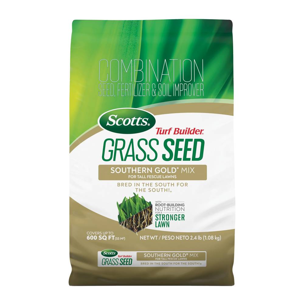 Scotts Turf Builder Southern Gold 2.4-lb Tall Fescue Grass Seed | 18028A