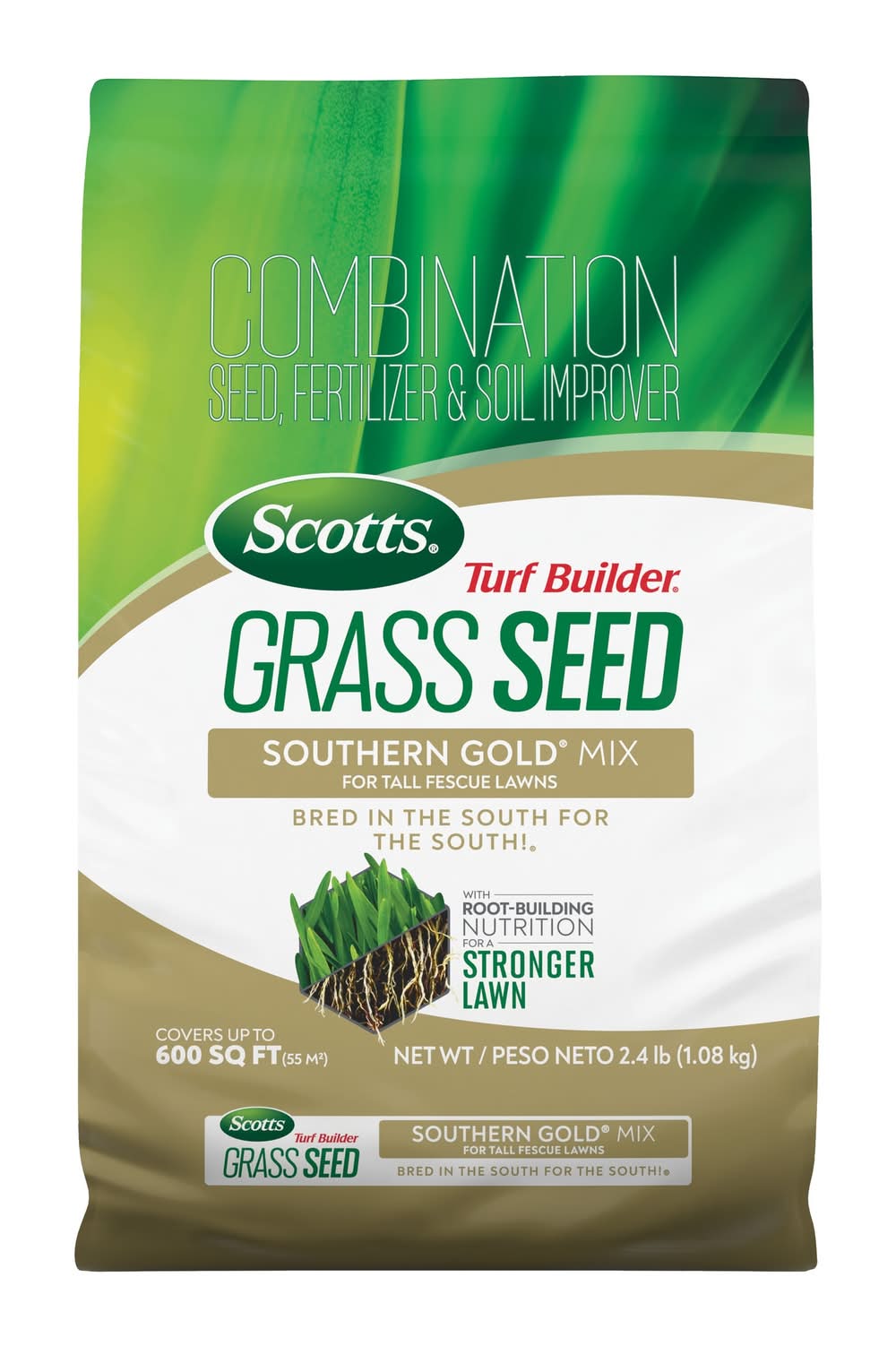 Scotts Turf Builder Southern Gold 2.4-lb Tall Fescue Grass Seed