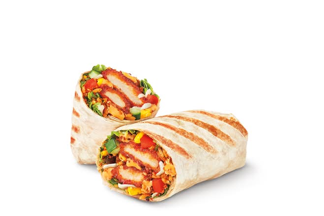Wrap-délice au poulet BBQ avec fromage - cuit lentement
