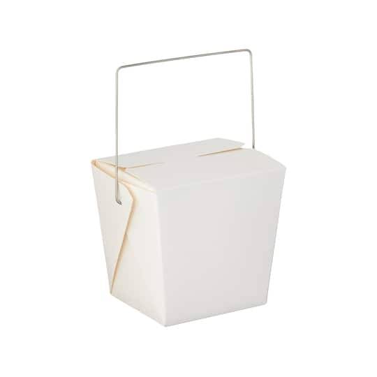 White Take Out Boxes By Celebrate It, 10 Ct.