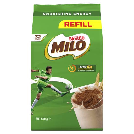 Nestlé Milo Malt Powder Refill pack 650g