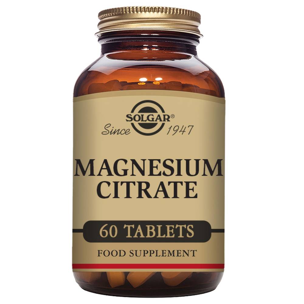 Solgar Magnesium Citrate Vege Tablets 60s