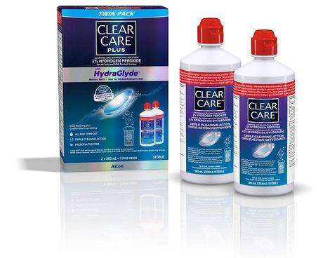 Clear Care Plus Cleaning and Disinfecting Solution (2 x 360 ml)