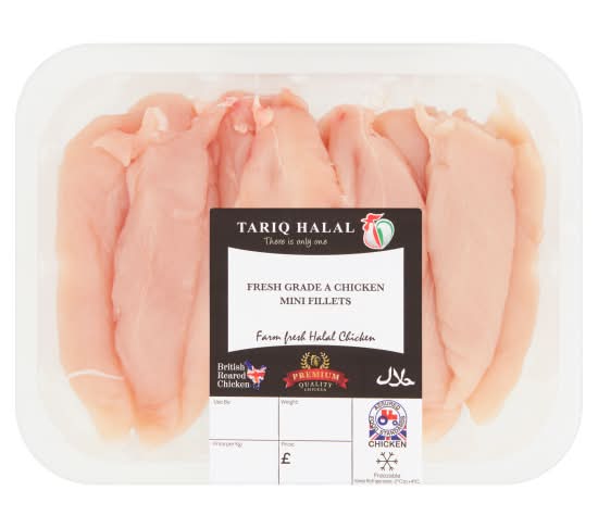 Tariq Halal Fresh Grade a Chicken Mini Fillets (500g)