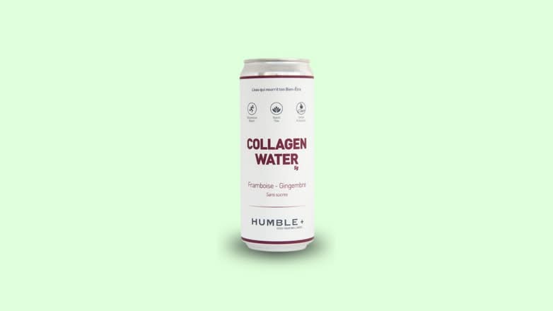 HUMBLE PLUS - EAU PETILLANTE COLLAGENE FRAMBOISE GINGEMBRE