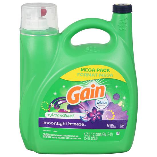 Gain + Aroma Boost Febreze Liquid Laundry Detergent