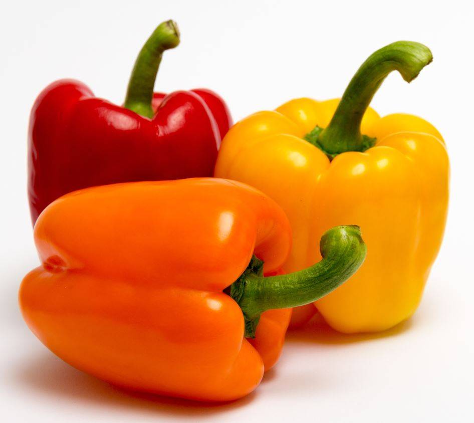 Tri Color Bell Peppers - 9 ct