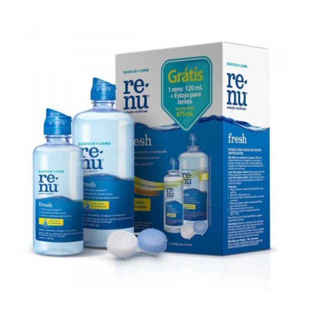 Bausch + lomb kit renu fresh solução para lentes (2 un)