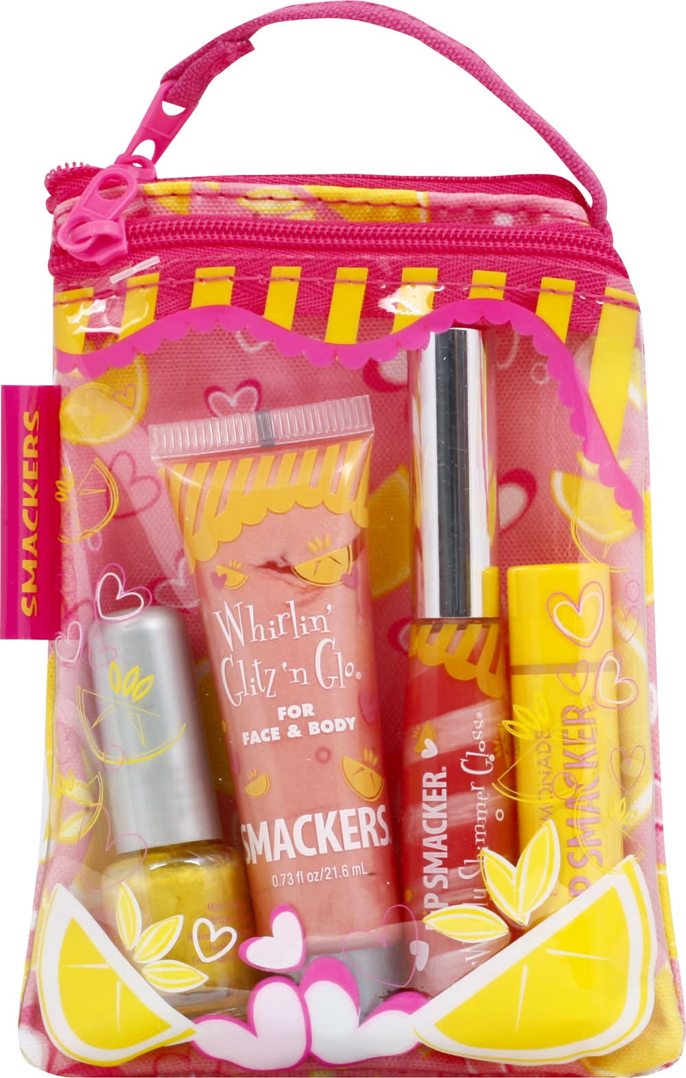 Smackers Pink Lemonade Lip Nail and Body Collection Gift Bag (1.3 fl oz)