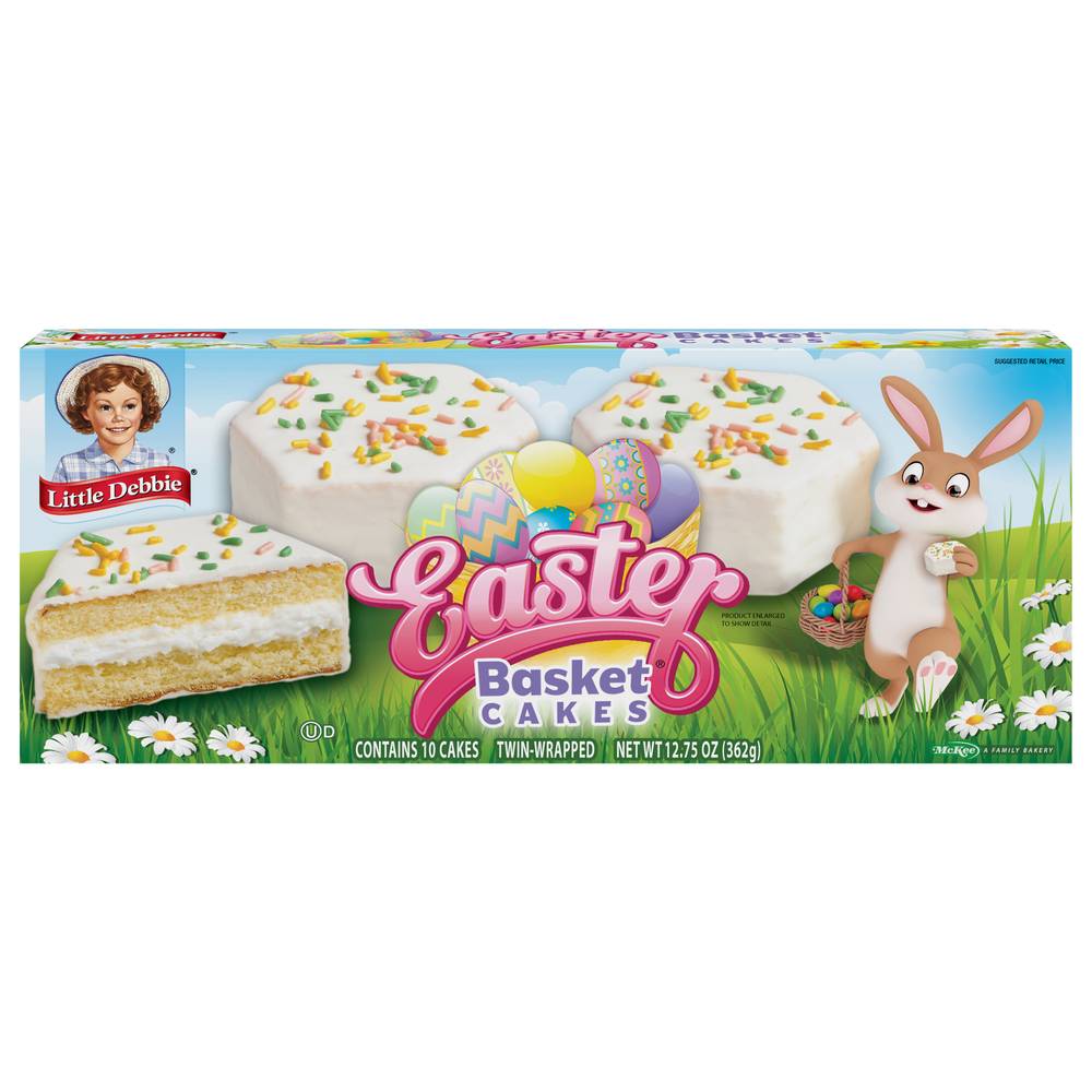 Easter Basket Cakes Twin-Wrapped Basket Cakes (10 ct)