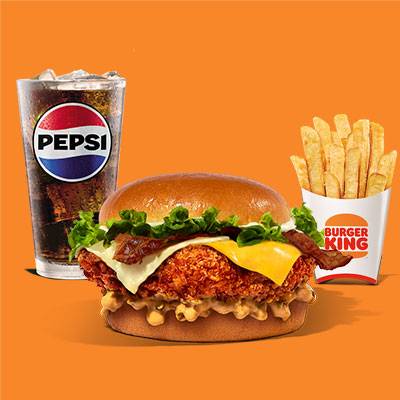 Combo 3 Quesos y Tocino Crispy King