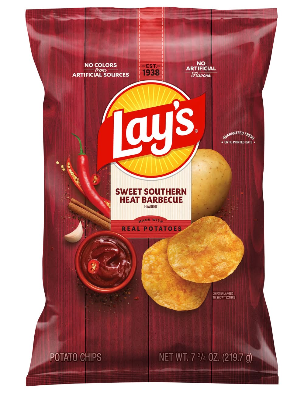 Lay's Potato Chips, Sweet Southern Heat Barbecue (7.75 oz)