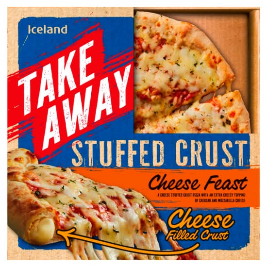 Iceland Stuffed Crust Cheese Feast Pizza (453g)
