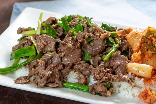 Bulgogi Beef with Green Veg (韓國牛肉飯)