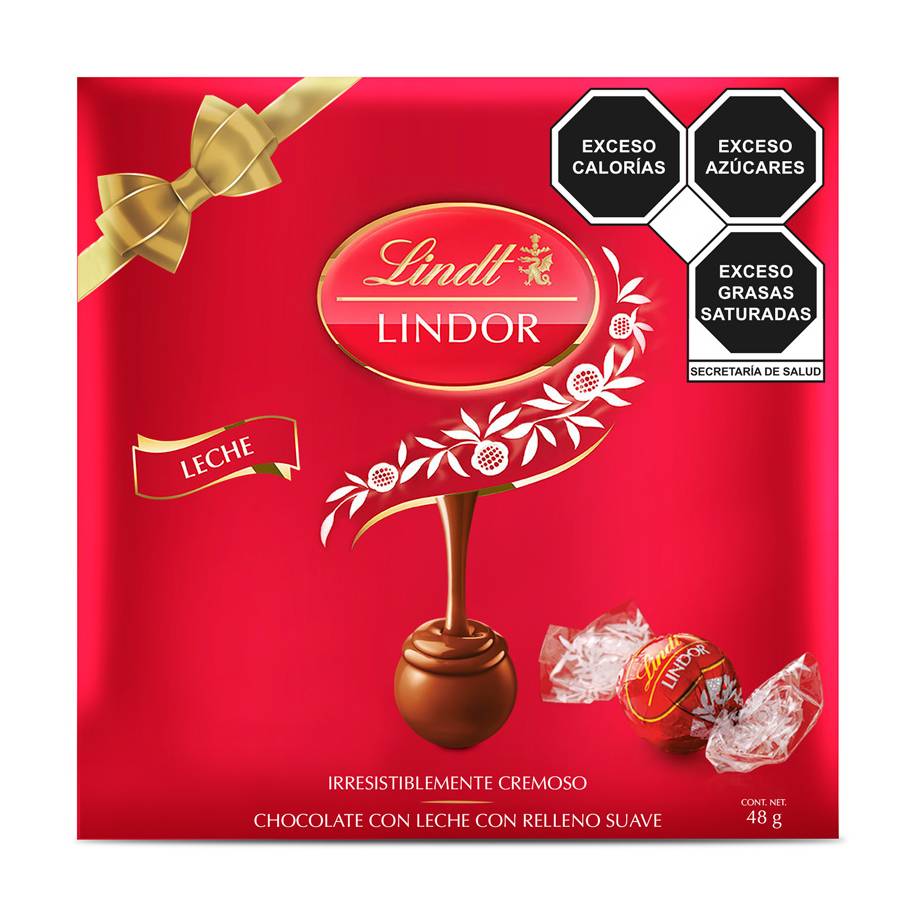 Lindt · Lindor bombom de chocolate con relleno suave (48 g)