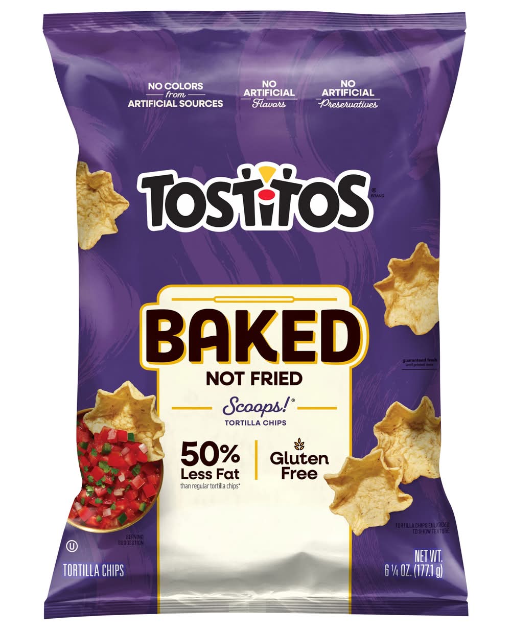 Tostitos Scoops Baked 50% Less Fat Tortilla Chips (6.25 oz)