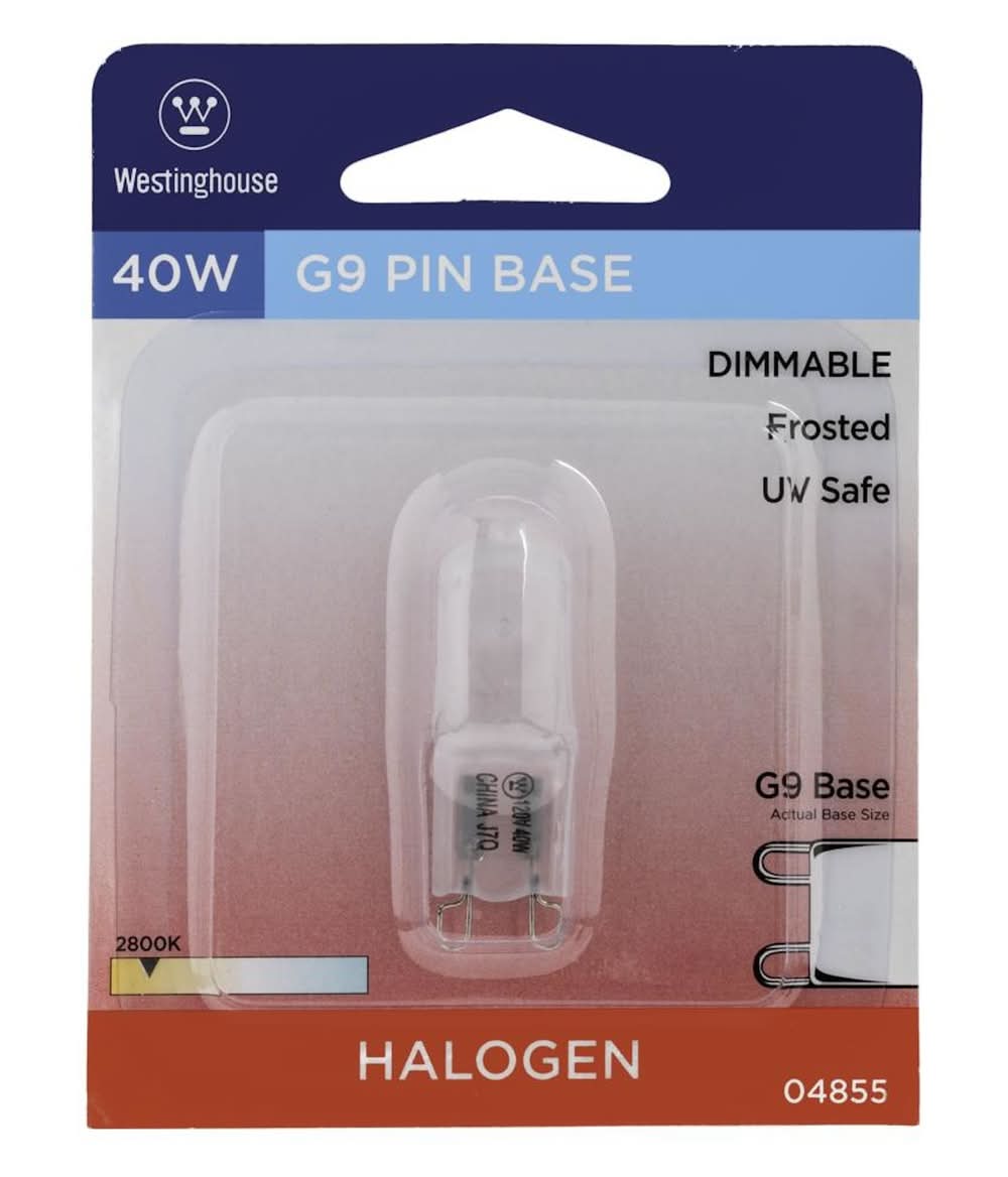 Westinghouse 40 W T4 Decorative Halogen Bulb 460 Lm White 1 Pk