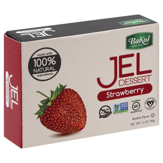 Bakol Kosher Gluten-Free Strawberry Jel Dessert