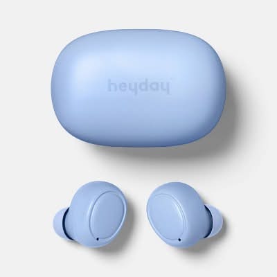 Heyday True Wireless Bluetooth Usb-C Sweat Resistant Earbuds, Peri-Blue