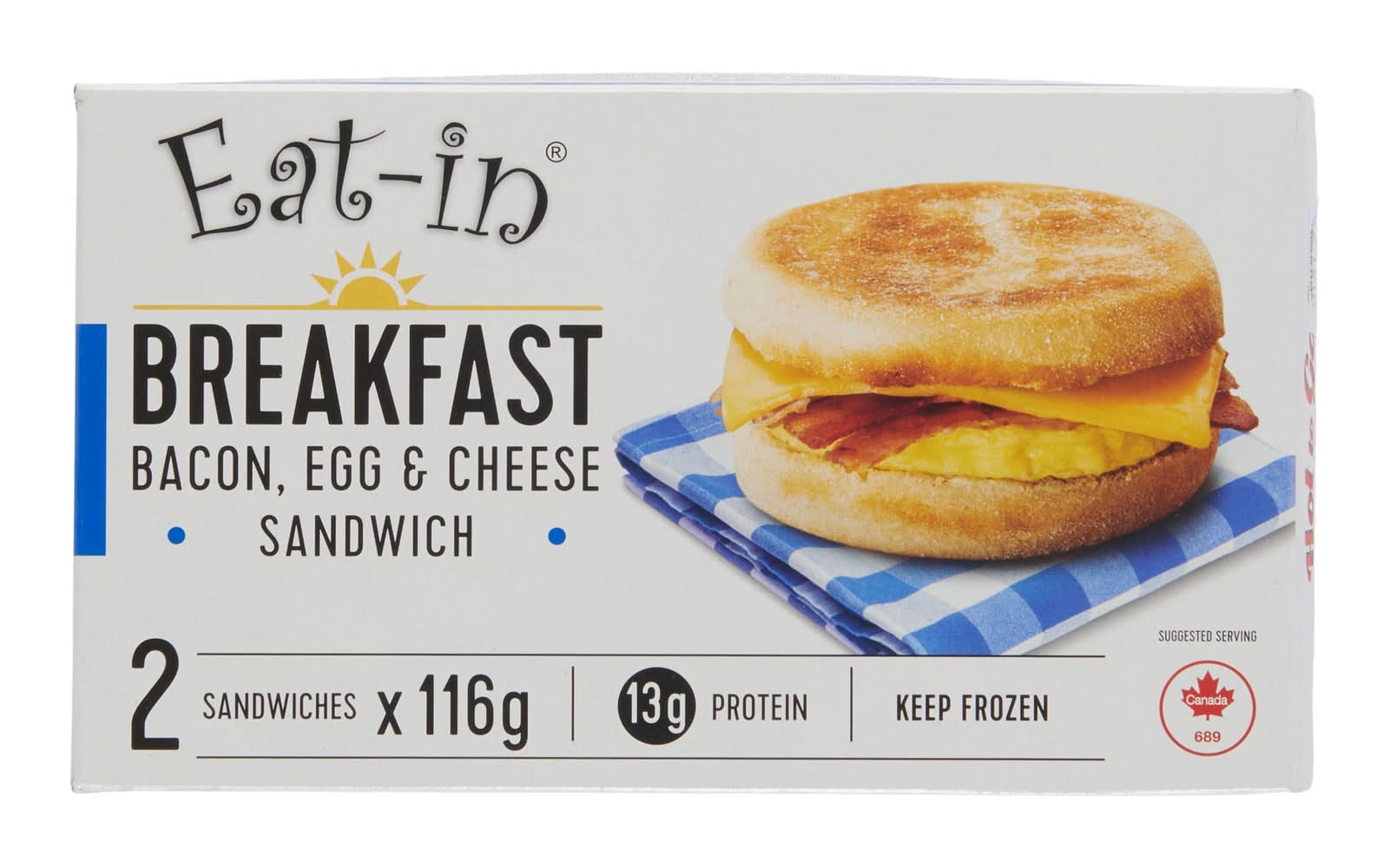 Eat-in Breakfast Sandwiches (2 x 116 g)