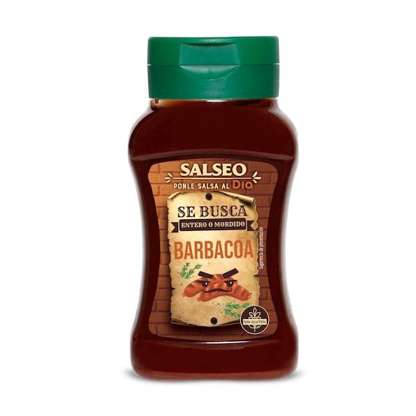 Salsa barbacoa Salseo bote 360 g