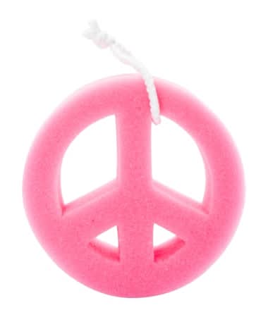 Novelty Body Sponge Pink Peace