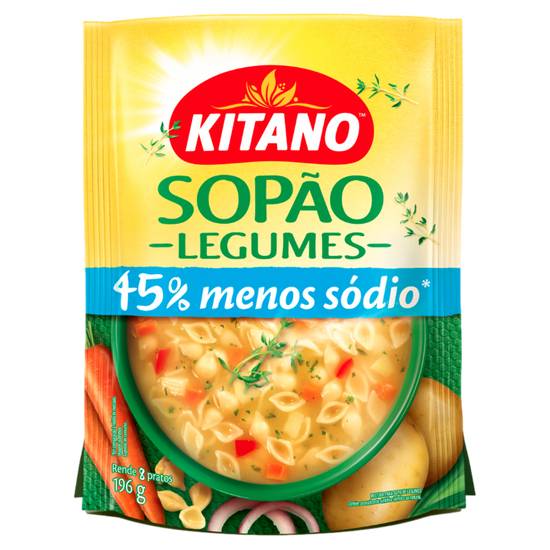 Kitano sopa de legumes com macarrão (6g)