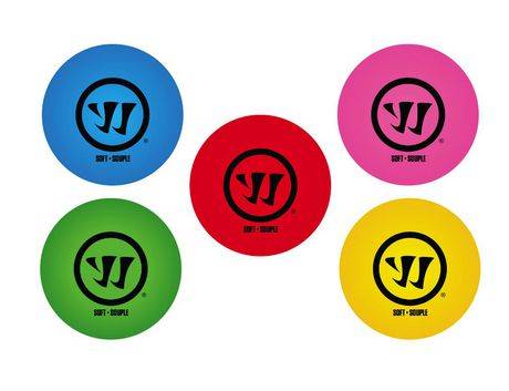 Warrior Street Hockey Balls, Assorted (5 pack)