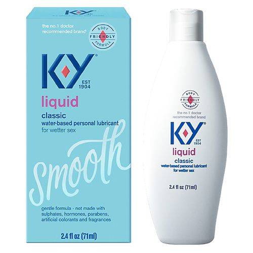 K-Y Liquid Personal Water Based Lubricant - 2.4 oz