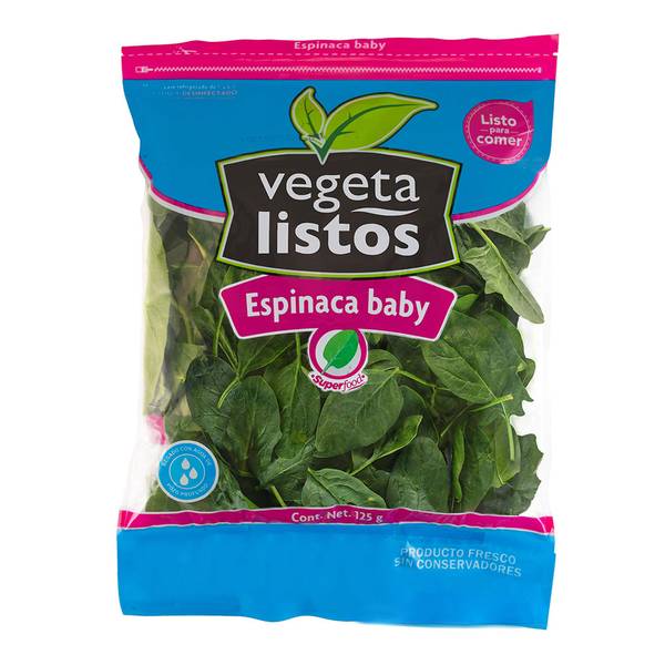 Vegetalistos espinaca baby