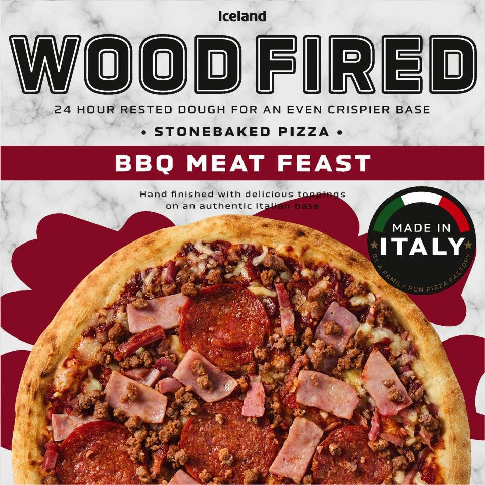 Iceland Bbq Meat Feast Woodfired Pizza