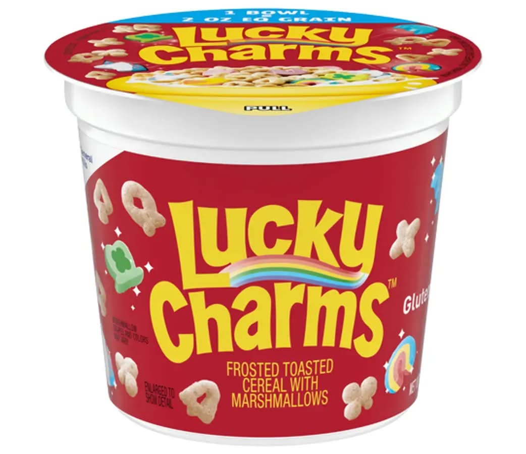 Lucky Charms Breakfast Cereal Cups
