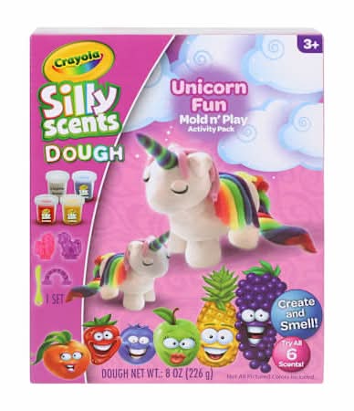 Crayola® Silly Scent Dough Mold N' Play Activity Pack 8oz Unicorn Fun