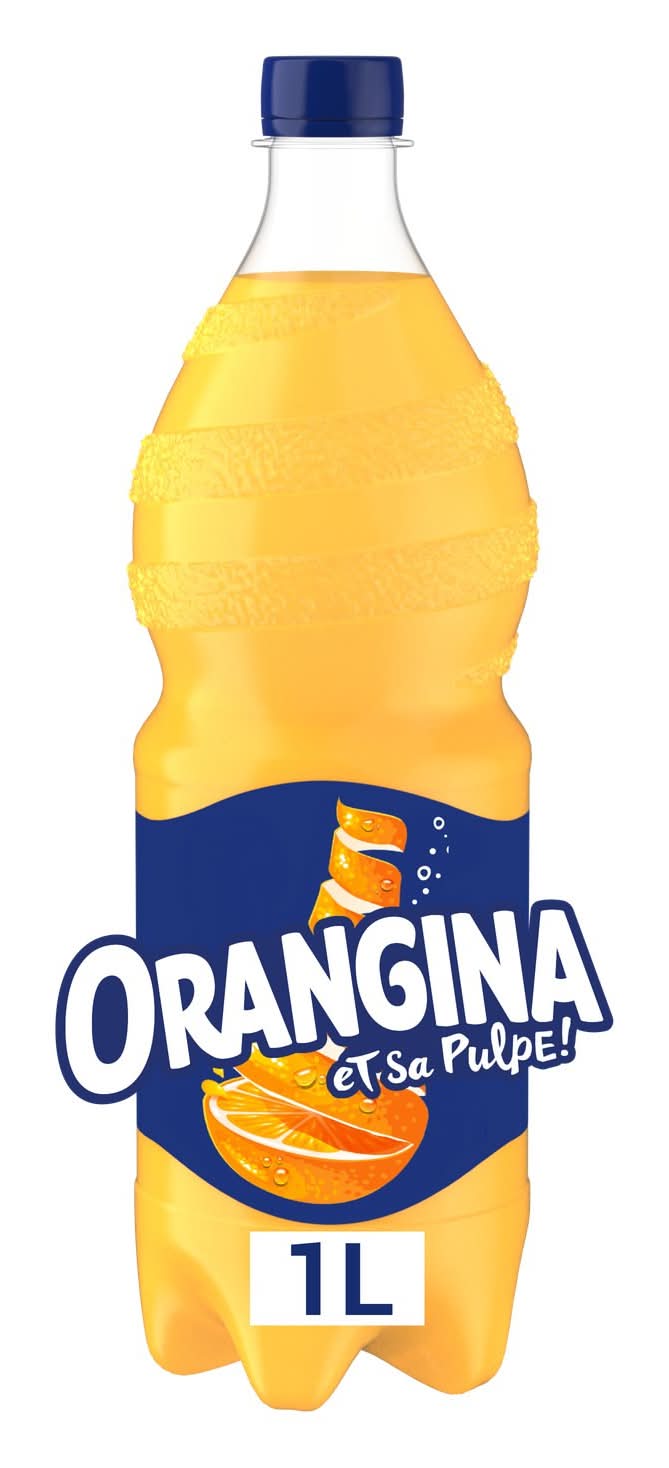 Orangina - Boisson gazeuse, orange (1L)