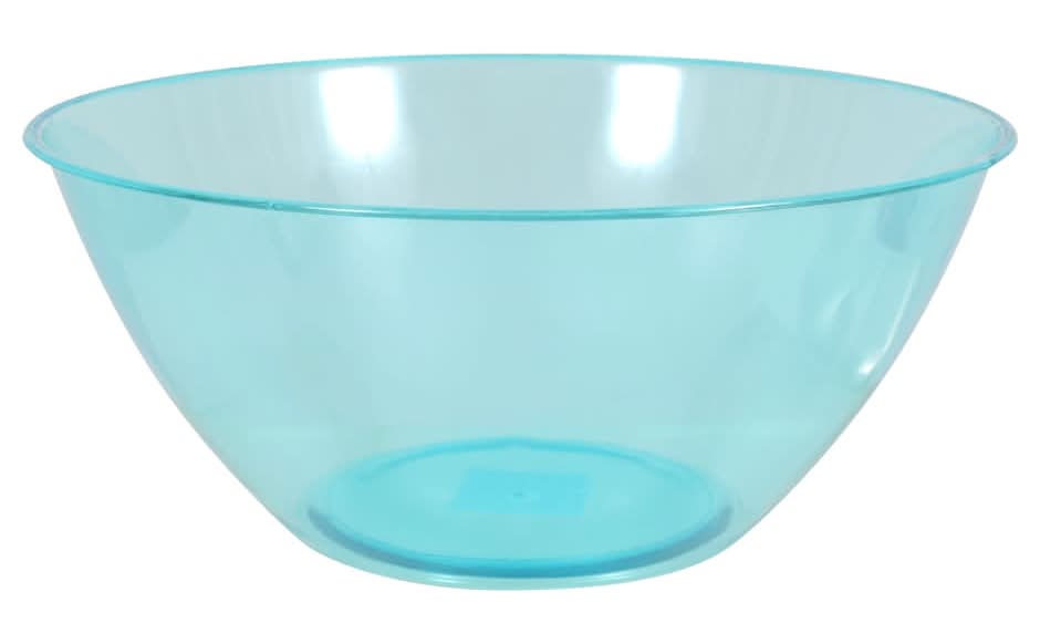Carter's Corner Plastic Bowl, 7x11.25 in, Light Blue