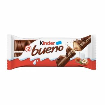 Barritas de chocolate con leche y crema de avellanas Kinder Bueno 2 ud.