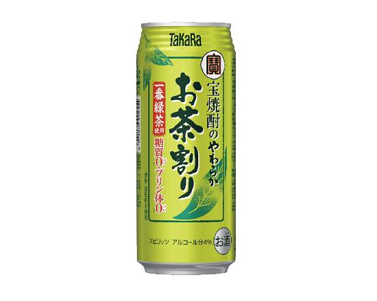 215531：宝 焼酎のやわらかお茶割り 480ML缶 / Takara Shochu No Yawaraka Ochawari