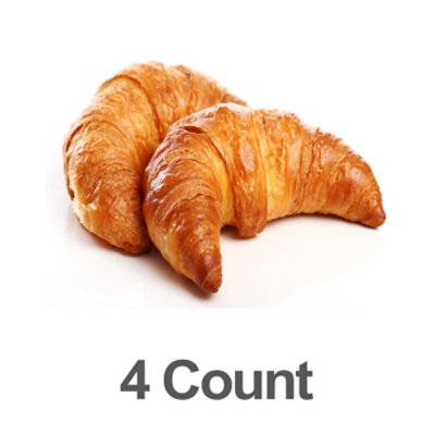 Bakery All Butter Croissant - 4 Count