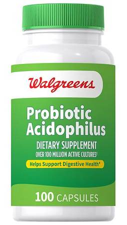 Walgreens Probiotic Acidophilus Dietary Supplement