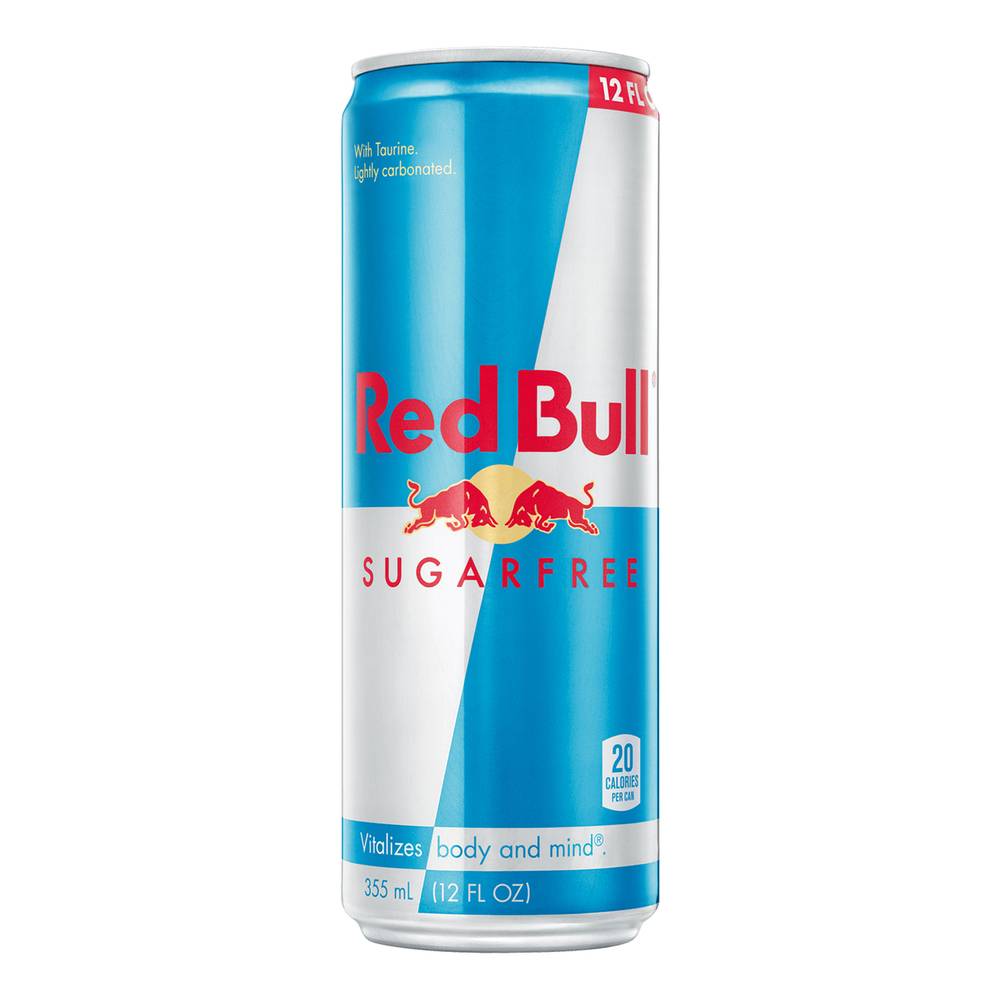 Red Bull Energy Drink Sugar Free (12 Oz)