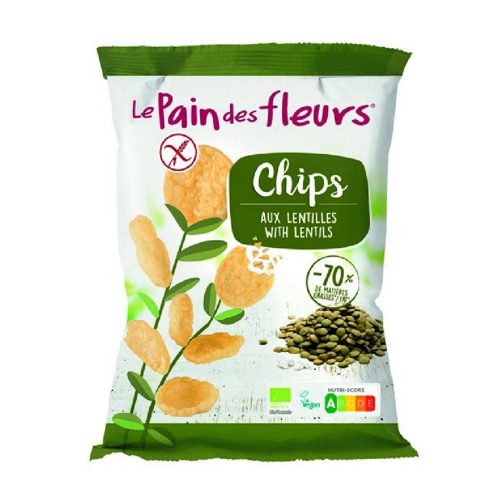 Chips aux lentilles 50g - PAIN DES FLEURS - BIO