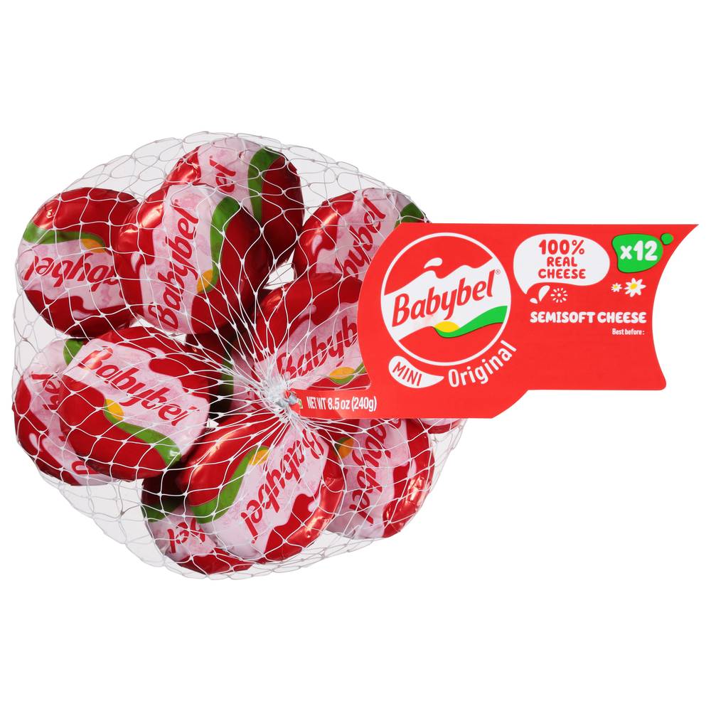 Babybel Semisoft Cheese (8.5 oz, 12 ct)