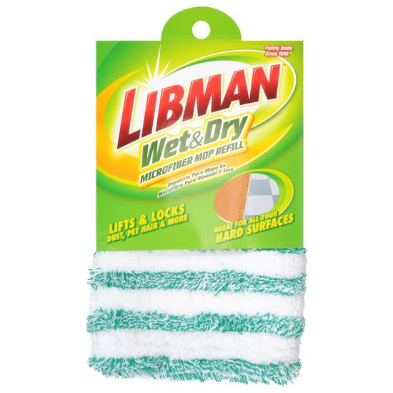 Libman Wet & Dry Microfiber Mop Refill (1 mop)